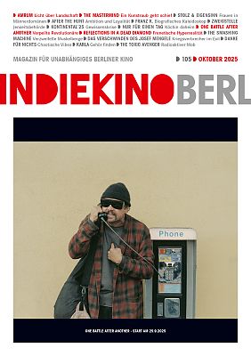 INDIEKINO BERL magazine side cover  October 2025