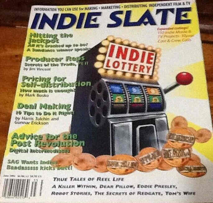 INDIE SLATE magazine side cover Issue 35  June 2004