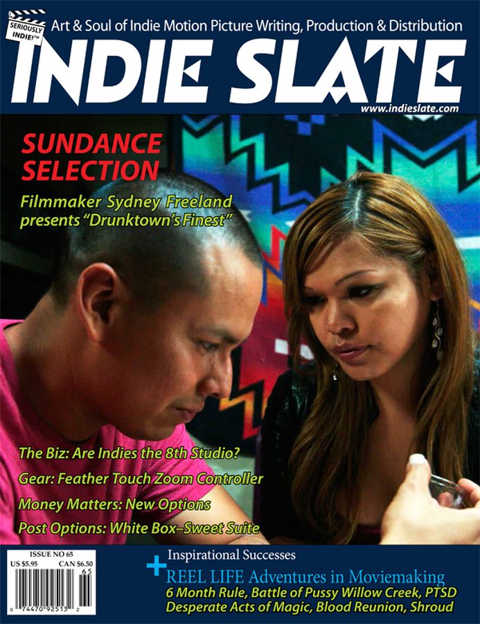 INDIE SLATE magazine side cover Issue 65  2014
