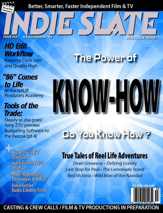 INDIE SLATE magazine side cover Issue 53  