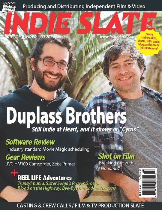 INDIE SLATE magazine side cover Issue 60  2010