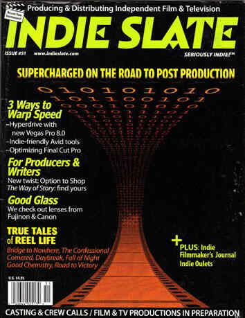 INDIE SLATE magazine side cover Issue 51  