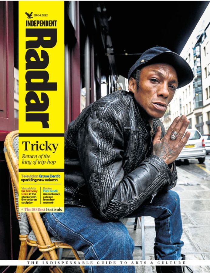 INDEPENDENT RADAR magazine side cover 28 April 2012