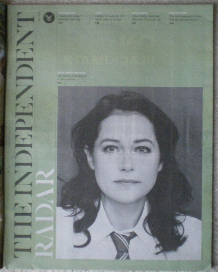 INDEPENDENT RADAR magazine side cover 28 March 2015