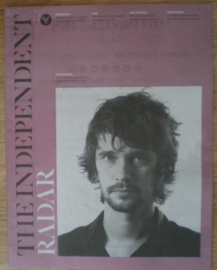 INDEPENDENT RADAR magazine side cover 24 October 2015