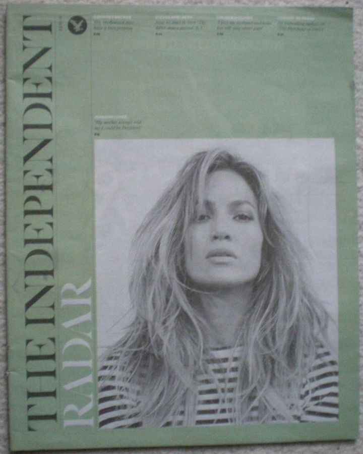 INDEPENDENT RADAR magazine side cover 23 January 2016