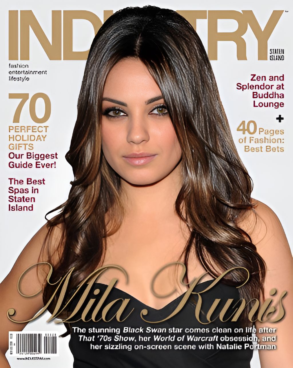 INDUSTRY magazine side cover  November/December 2010
