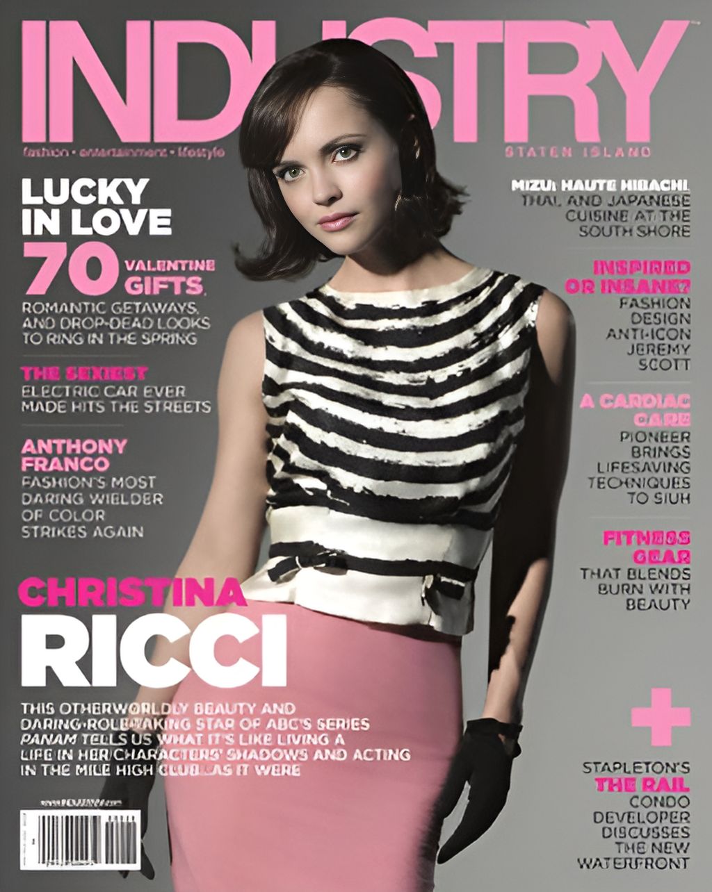 INDUSTRY magazine side cover  January/February 2012