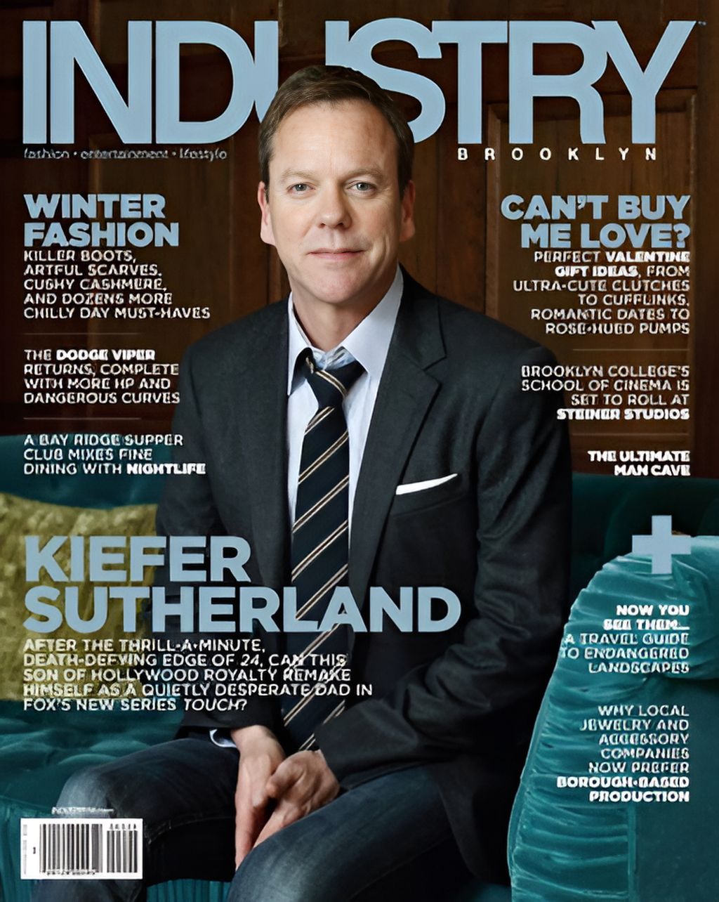 INDUSTRY magazine side cover  January/February 2013