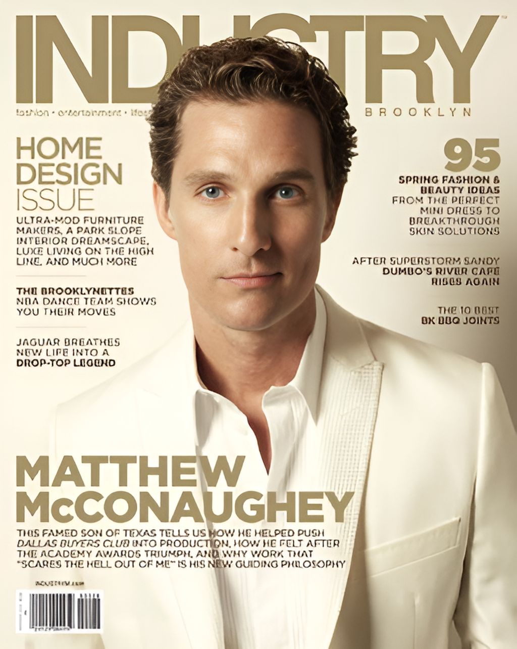 INDUSTRY magazine side cover  March/April 2014