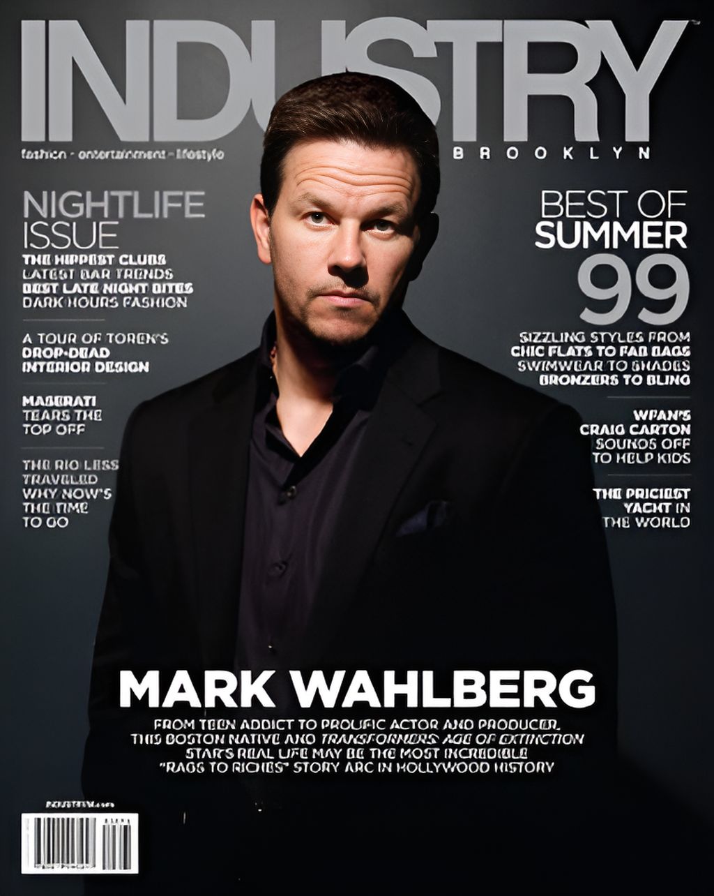 INDUSTRY magazine side cover  July/August 2014