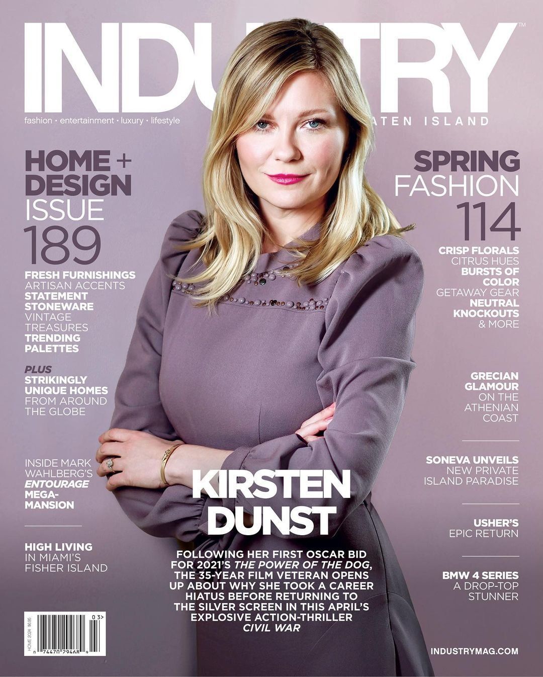 INDUSTRY magazine side cover  March/April 2024