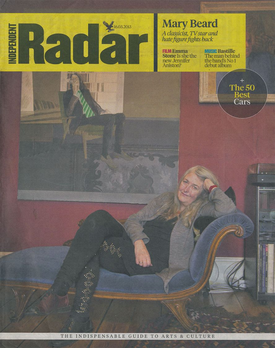 INDEPENDENT RADAR magazine side cover 16 March 2013