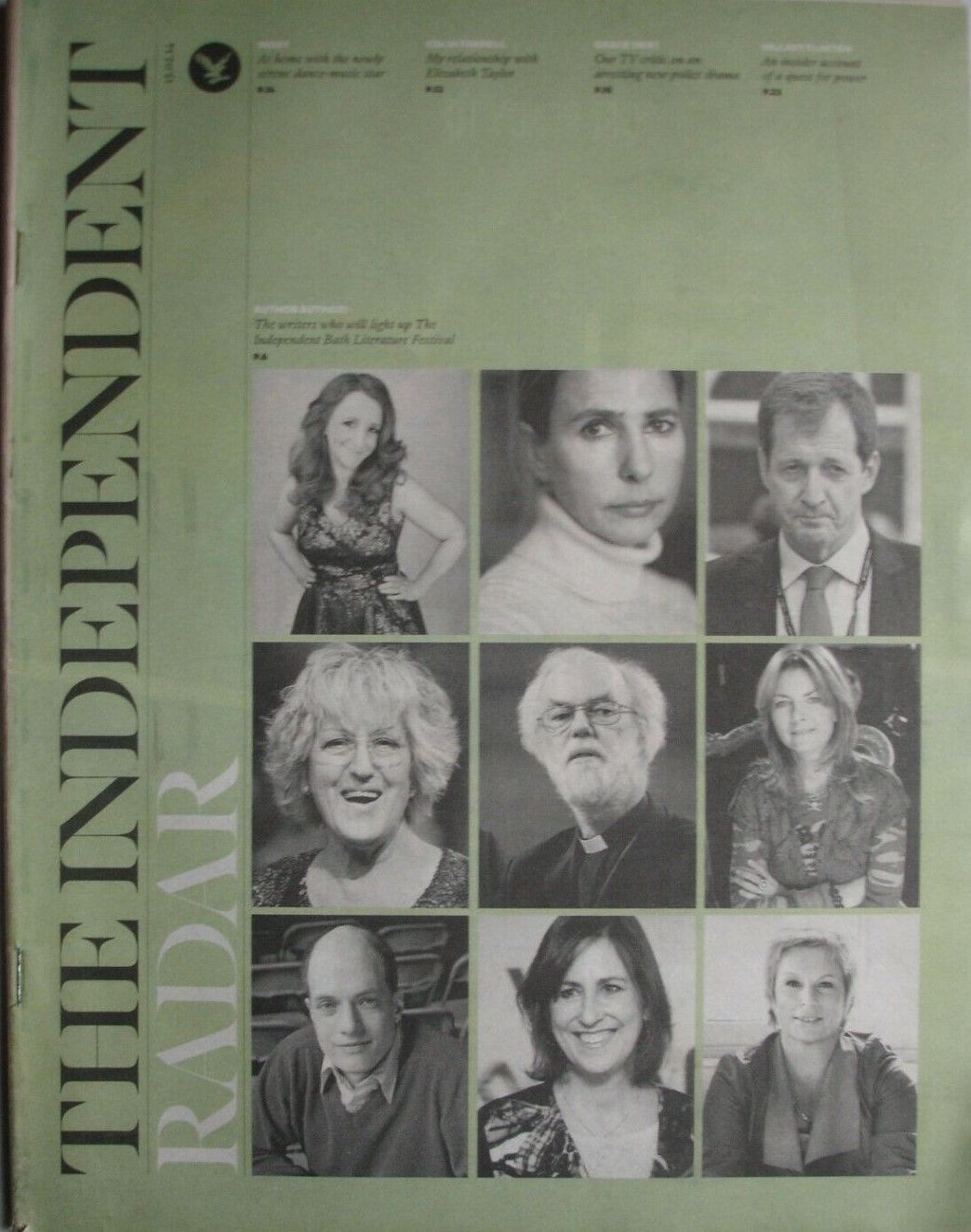 INDEPENDENT RADAR magazine side cover 2 February 2014