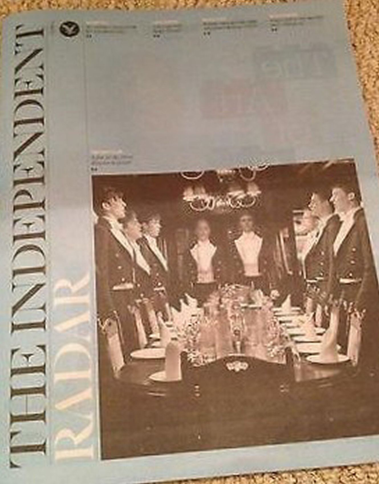 INDEPENDENT RADAR magazine side cover  September 2014