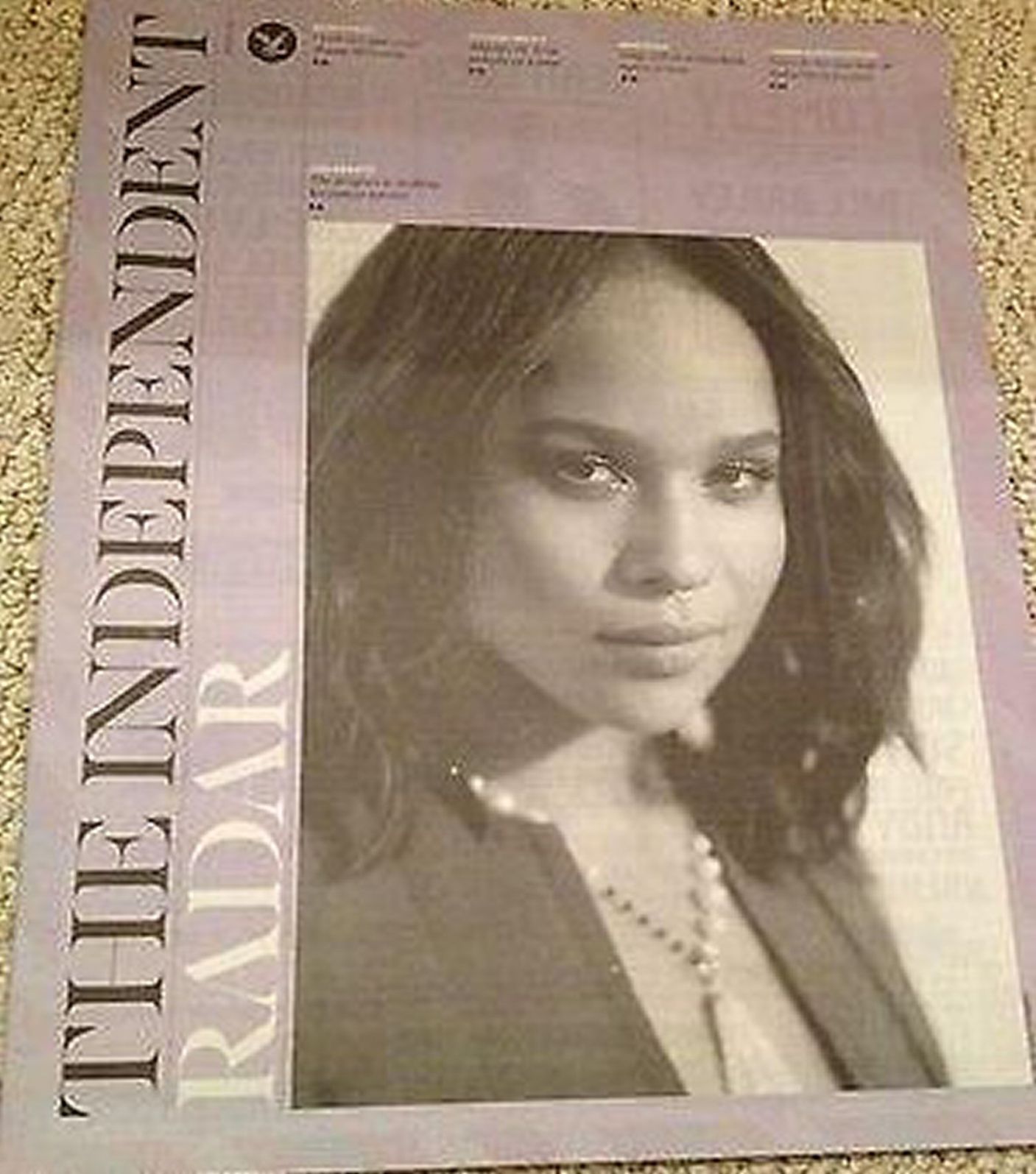 INDEPENDENT RADAR magazine side cover  March 2015