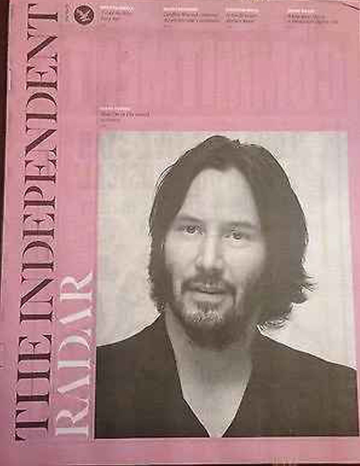 INDEPENDENT RADAR magazine side cover 4 April 2015