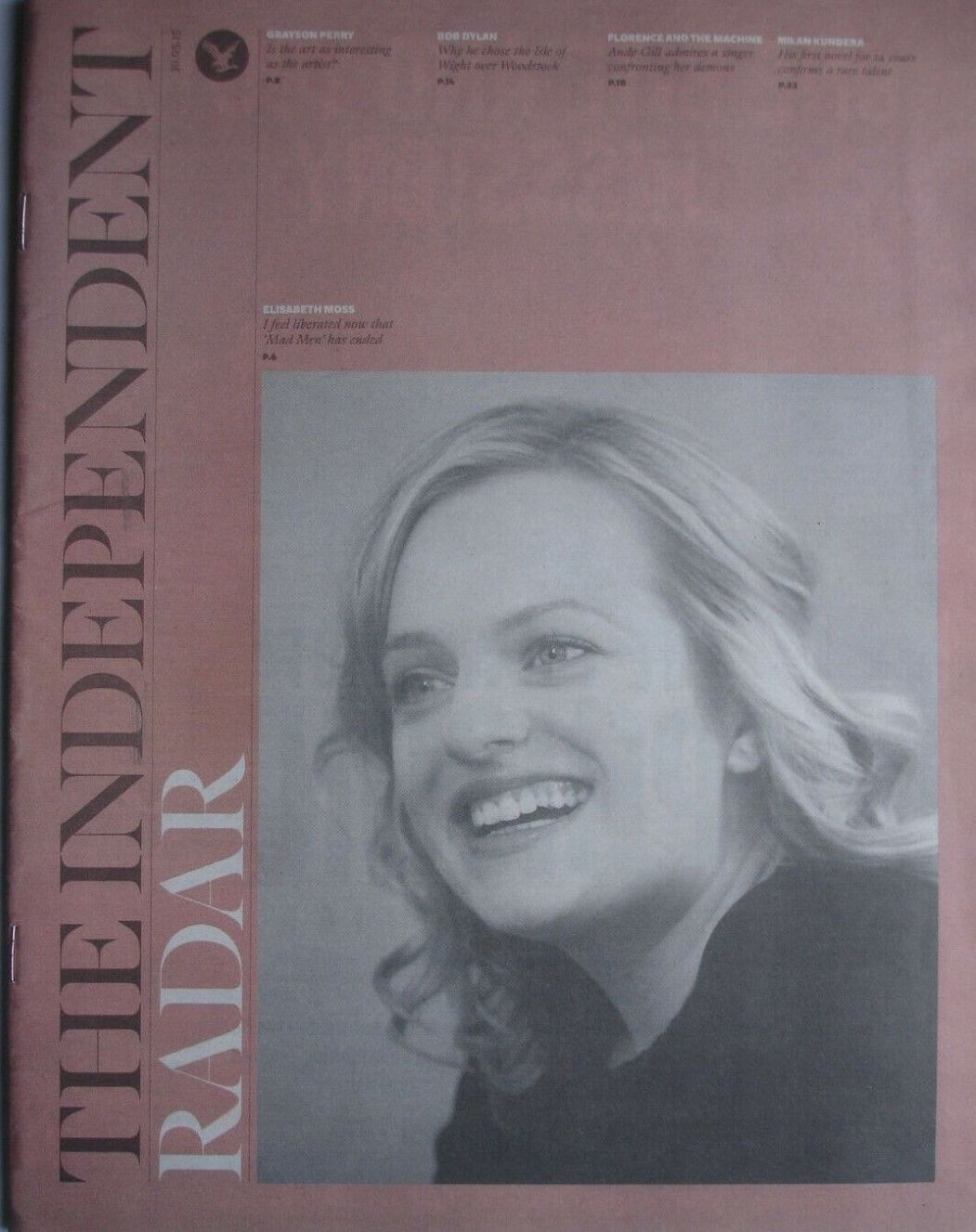 INDEPENDENT RADAR magazine side cover 30 May 2015