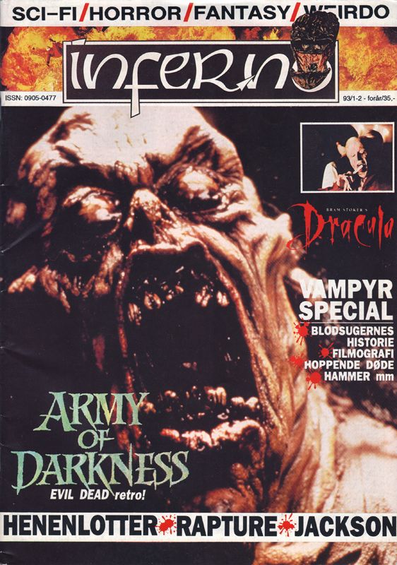 TWO ZONE/INFERNO magazine side cover Issue 9  1993