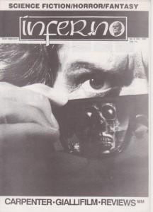 TWO ZONE/INFERNO magazine side cover Issue 2  1990