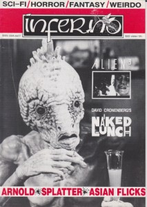 TWO ZONE/INFERNO magazine side cover Issue 8  1992