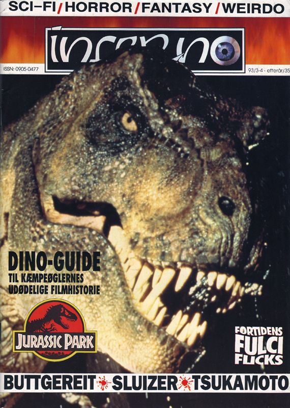 TWO ZONE/INFERNO magazine side cover Issue 10  1993