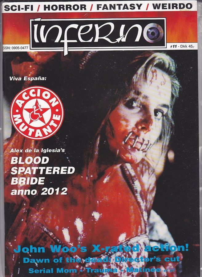 TWO ZONE/INFERNO magazine side cover Issue 11  1994