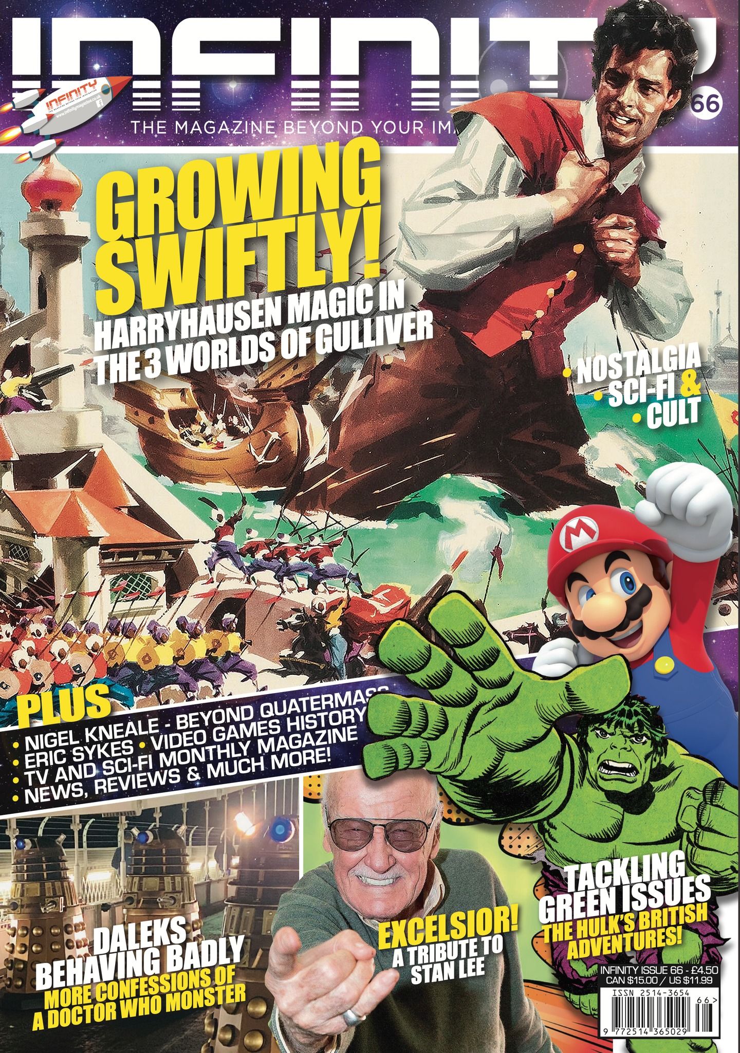 INFINITY (2017) magazine side cover Issue 66  November 2023