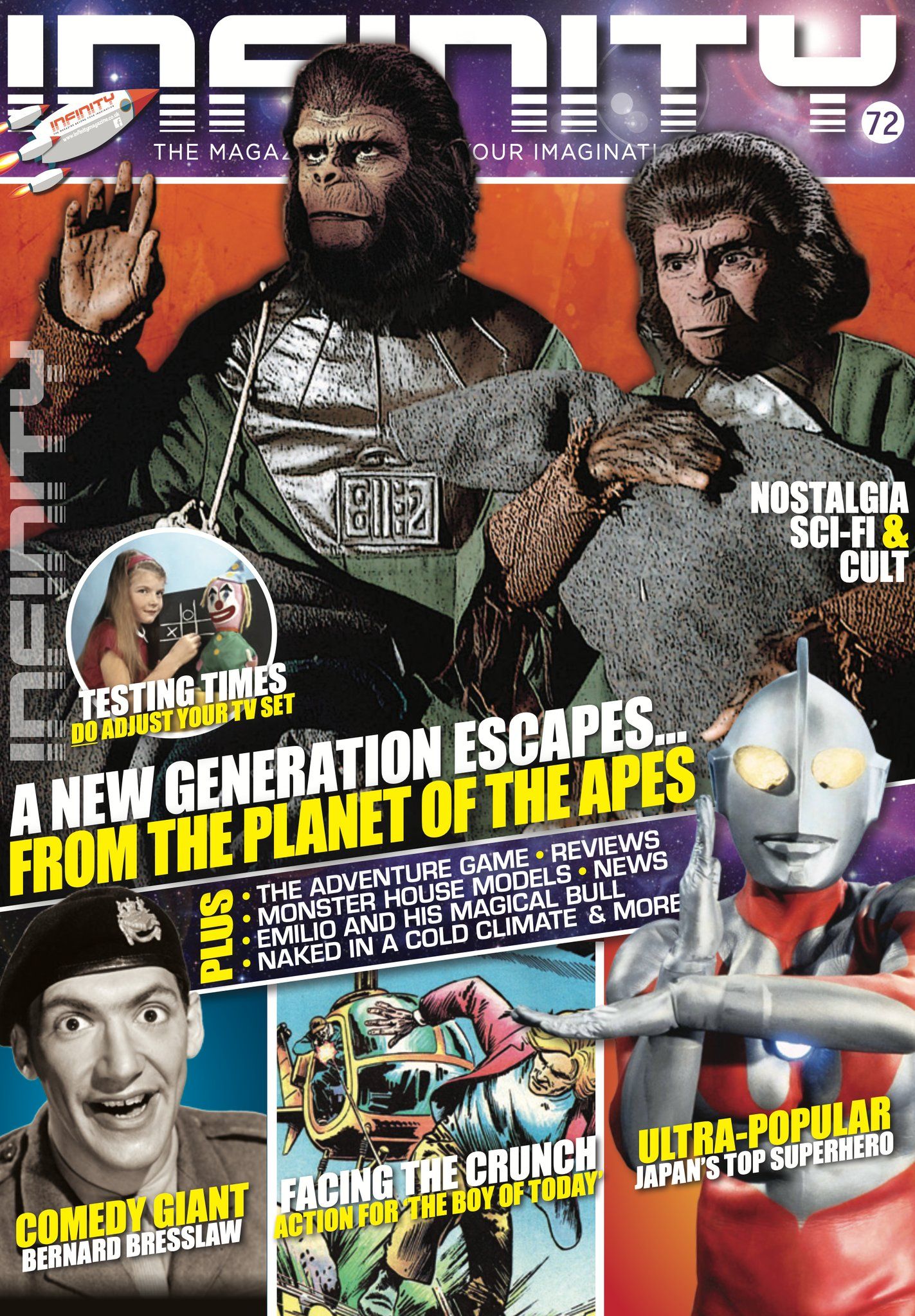 INFINITY (2017) magazine side cover Issue 72  May 2024