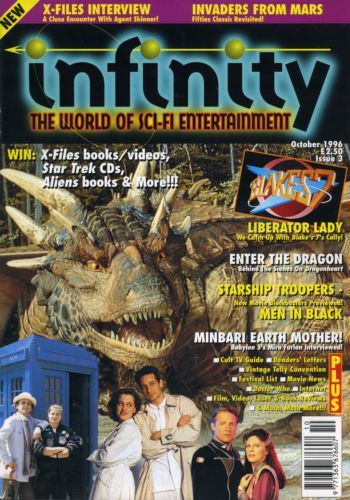 INFINITY magazine side cover Issue 3 October 1996