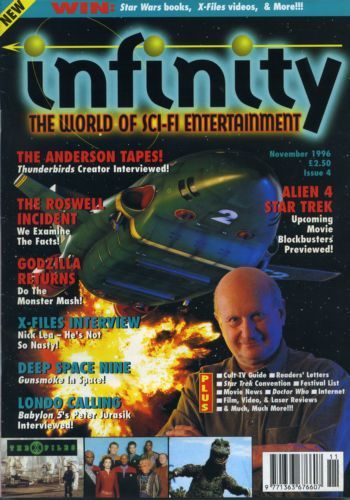 INFINITY magazine side cover Issue 4 November 1996