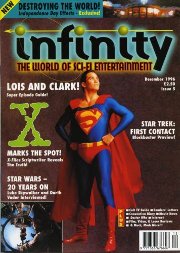 INFINITY magazine side cover Issue 5 December 1996