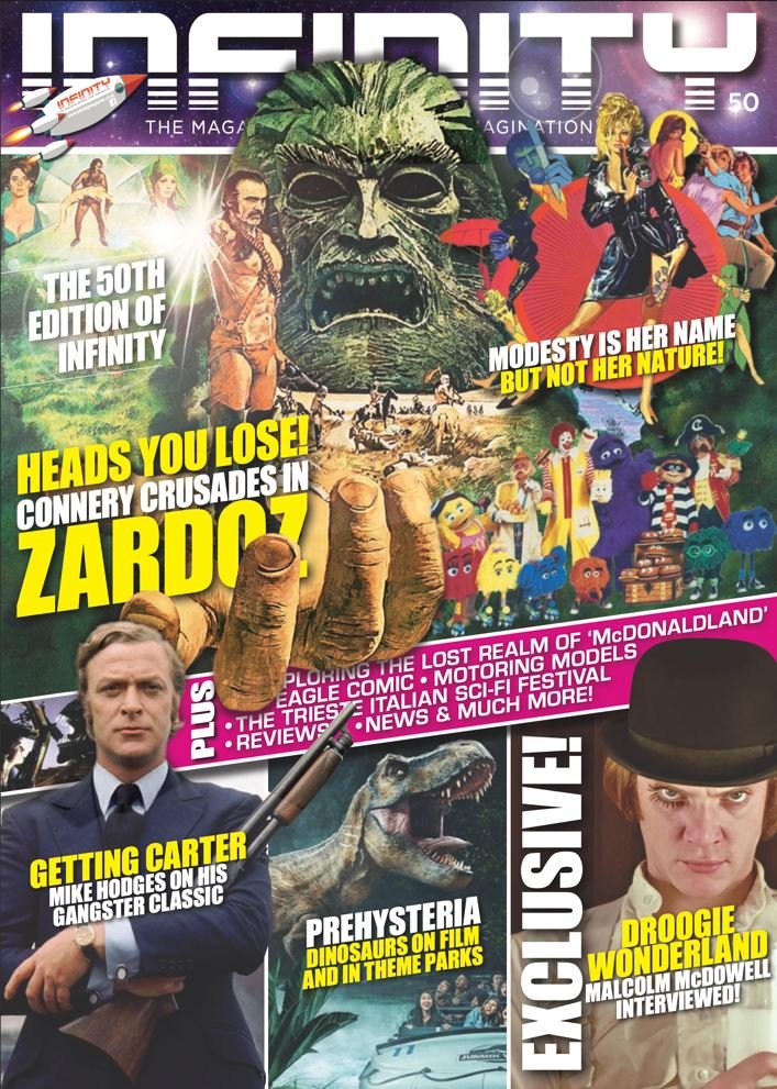 INFINITY (2017) magazine side cover Issue 50  August 2022