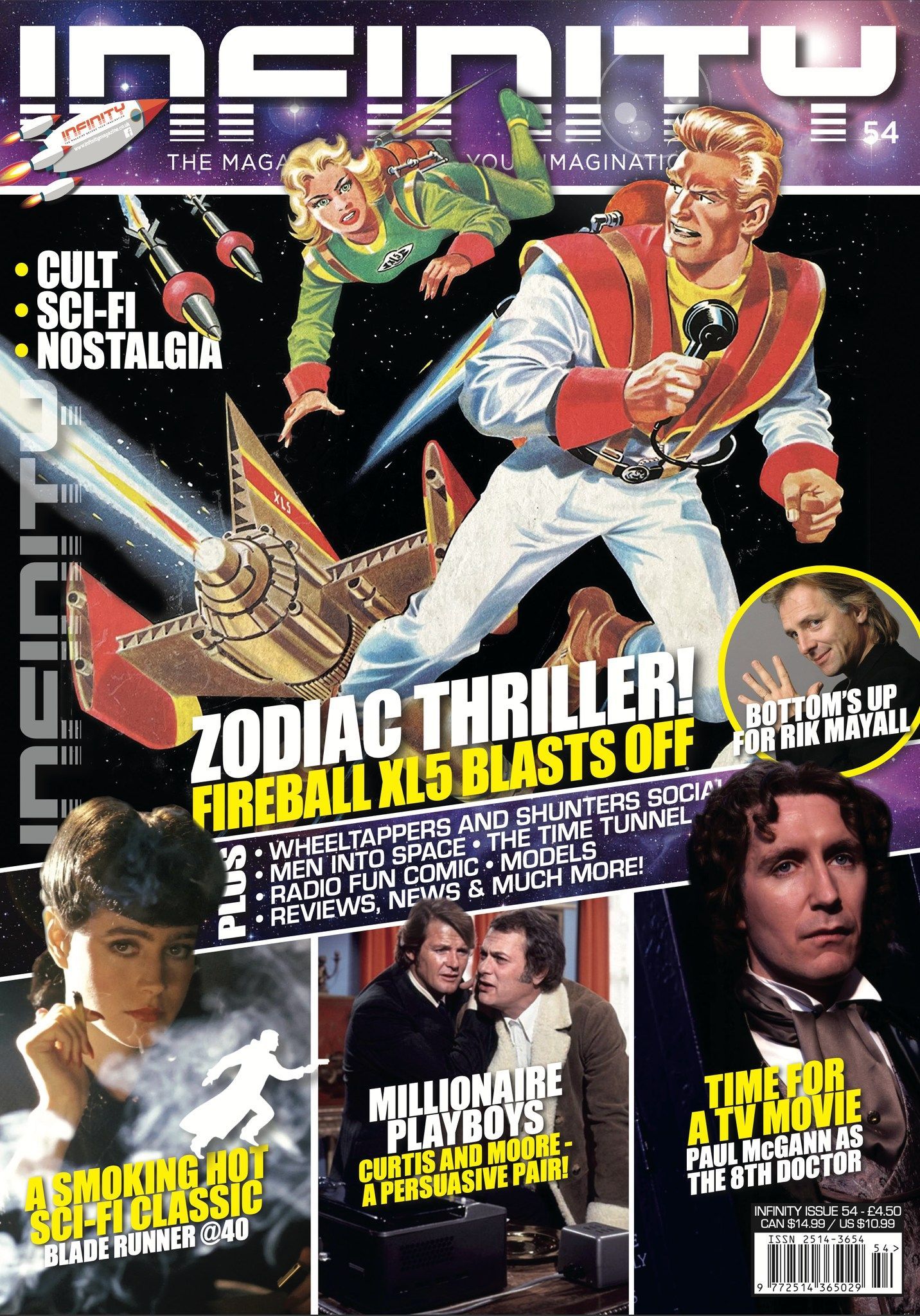 INFINITY (2017) magazine side cover Issue 54  November 2022