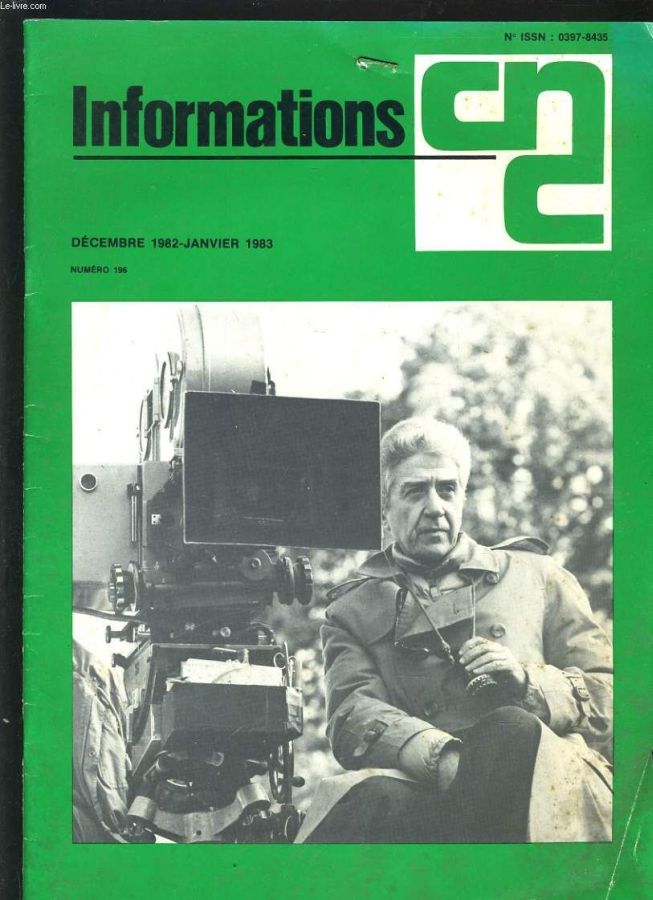 INFORMATIONS CNC magazine side cover Issue 196 December 1982