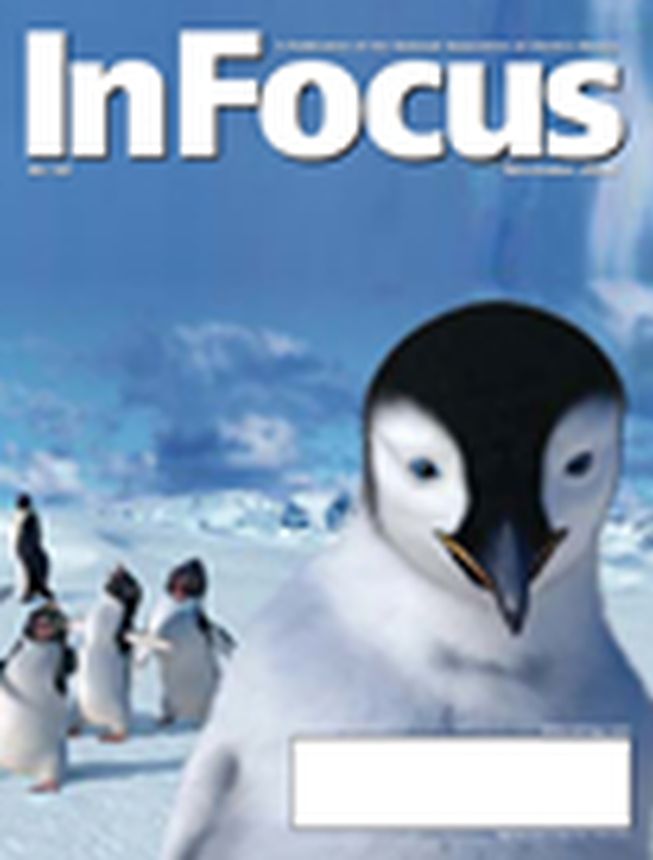 IN FOCUS magazine side cover  November 2006