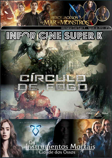 INFOR CINE SUPER K magazine side cover Issue 1 August 2013