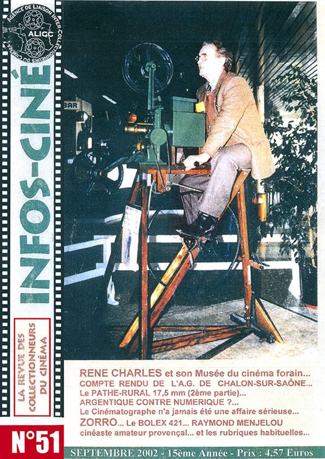 INFOS-CINE magazine side cover Issue 51 September 2002