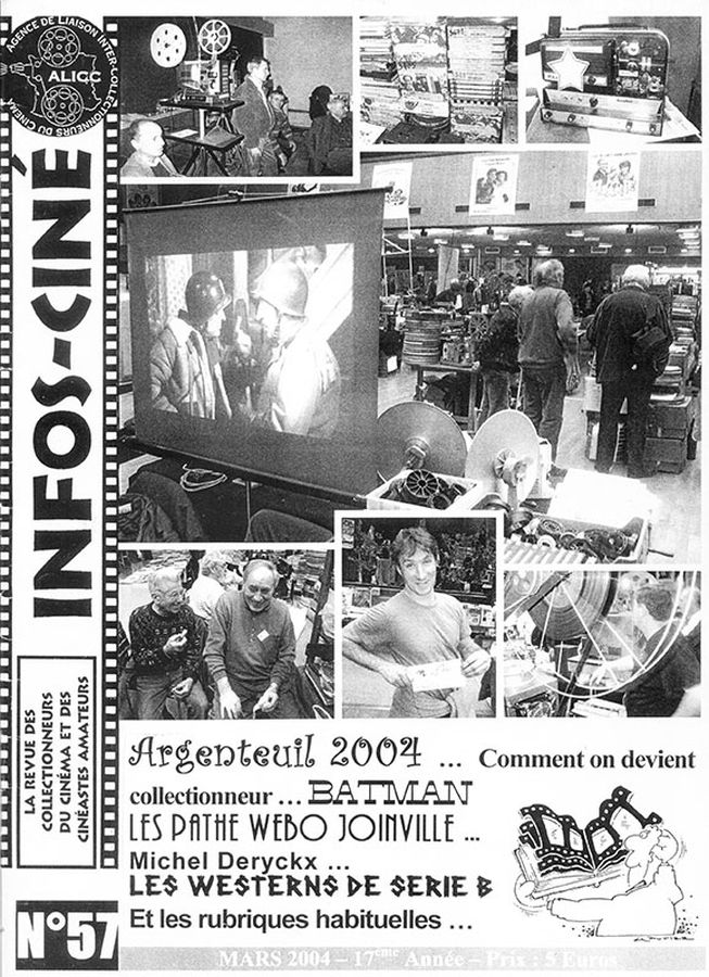 INFOS-CINE magazine side cover Issue 57 March 2004