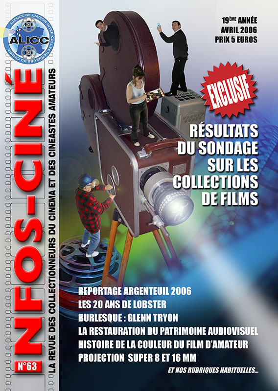 INFOS-CINE magazine side cover Issue 63 April 2006