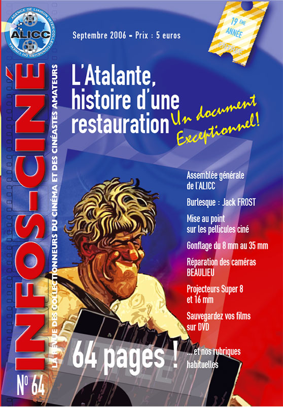 INFOS-CINE magazine side cover Issue 64 September 2006