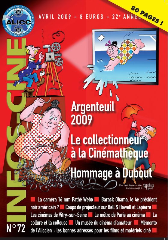 INFOS-CINE magazine side cover Issue 72 April 2009