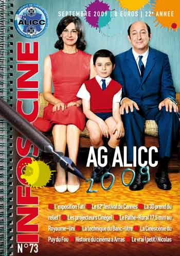INFOS-CINE magazine side cover Issue 73 September/October 2009