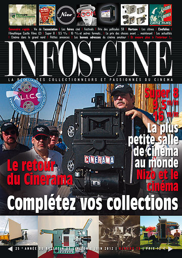 INFOS-CINE magazine side cover Issue 78 June/July/August 2012