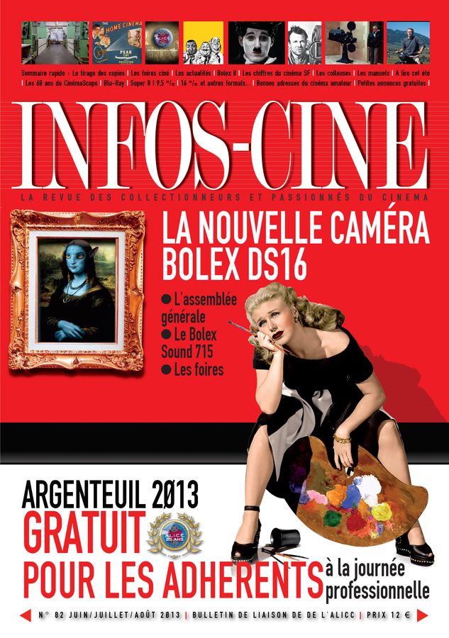 INFOS-CINE magazine side cover Issue 82 June/July/August 2013