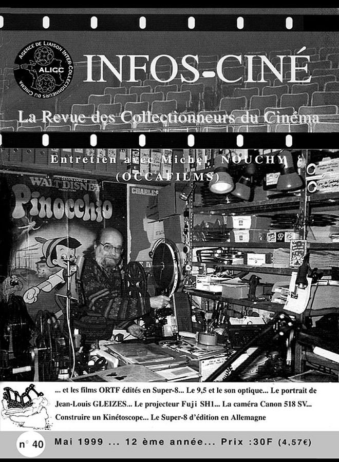 INFOS-CINE magazine side cover Issue 40 May 1999