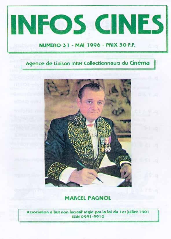 INFOS-CINE magazine side cover Issue 31  May 1996