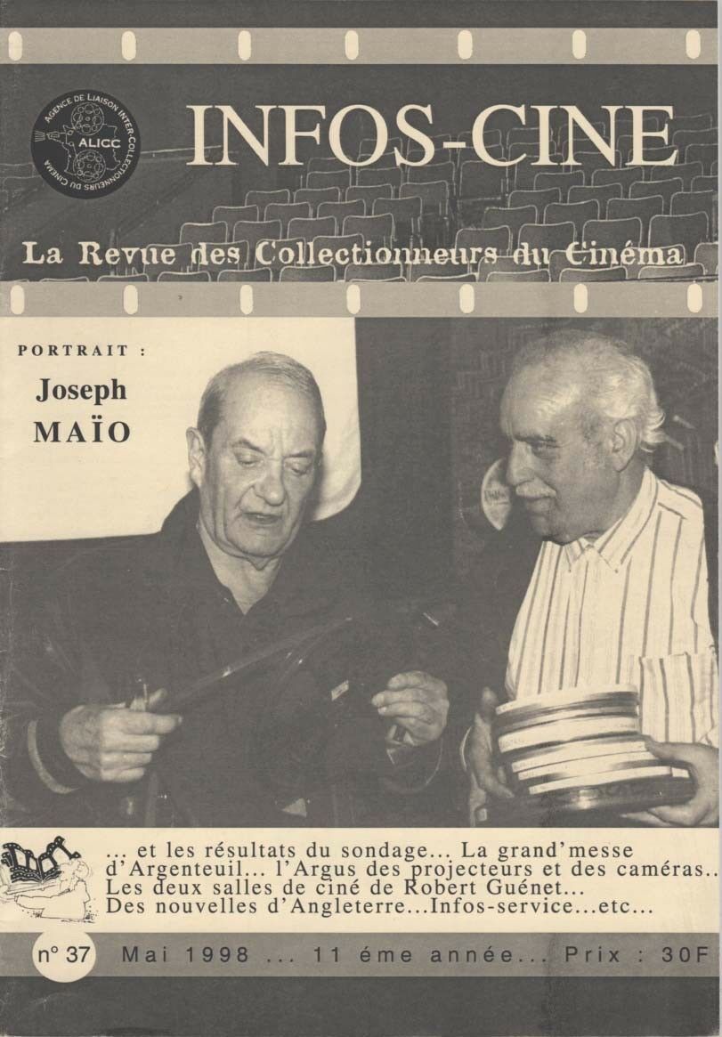 INFOS-CINE magazine side cover Issue 37  May 1998