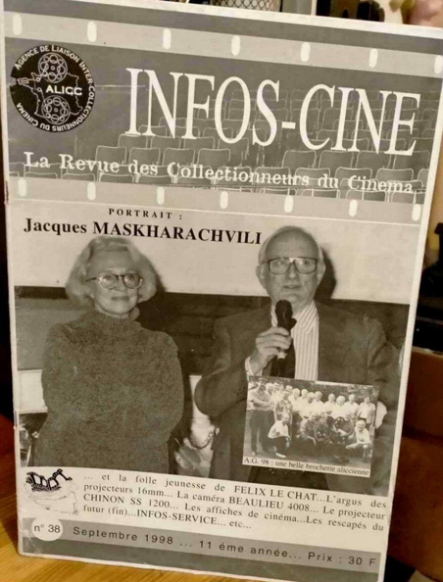INFOS-CINE magazine side cover Issue 38  September 1998