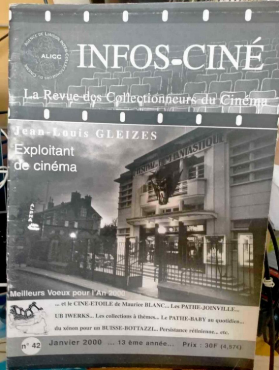 INFOS-CINE magazine side cover Issue 42  January 2000